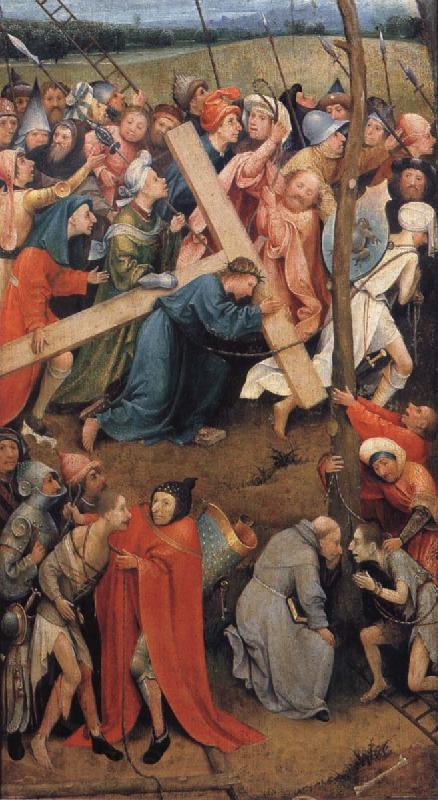 BOSCH, Hieronymus Christ Carring the Cross Norge oil painting art